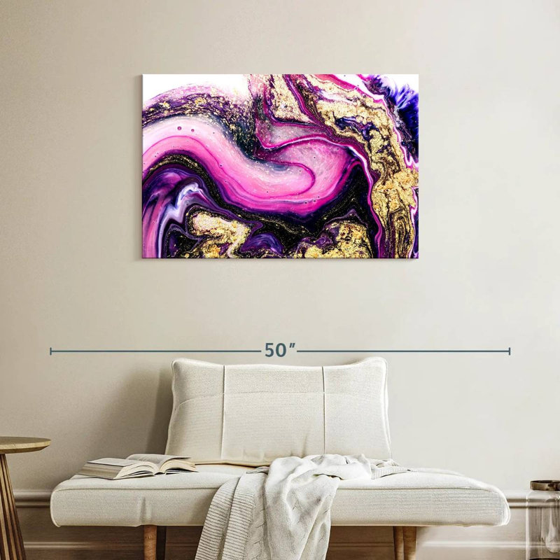 Avery Abstract Fluid, 24" H x 36" W