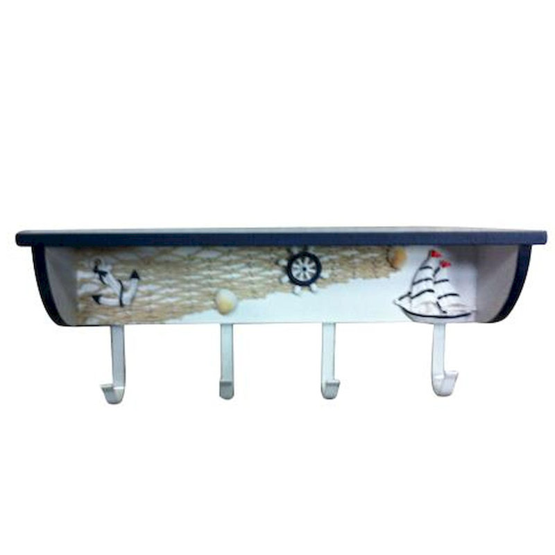 Oconnor Wall 4 - Hook Wall Mounted Coat Rack