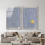 Painted Morning Set High-Gloss Frameless Acrylic Glass Wall Art Abstract Print by Oliver Gal, Ready to Hang, 10 x 15-212150110-212150125