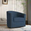 Aunna Nailhead Swivel Barrel Chair-327422289