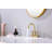2-Handle 4-Inch Brushed Gold Bathroom Faucet, Bathroom Vanity Sink Faucets With Pop-Up Drain And Supply Hoses-126728673-126728671