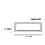 Banc de rangement pour chaussures en bois massif 6 paires