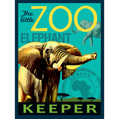 «Ervine The Little Zoo Keeper», impression sur papier