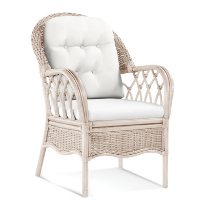 Chaise avec accoudoirs rembourrée Everglade
