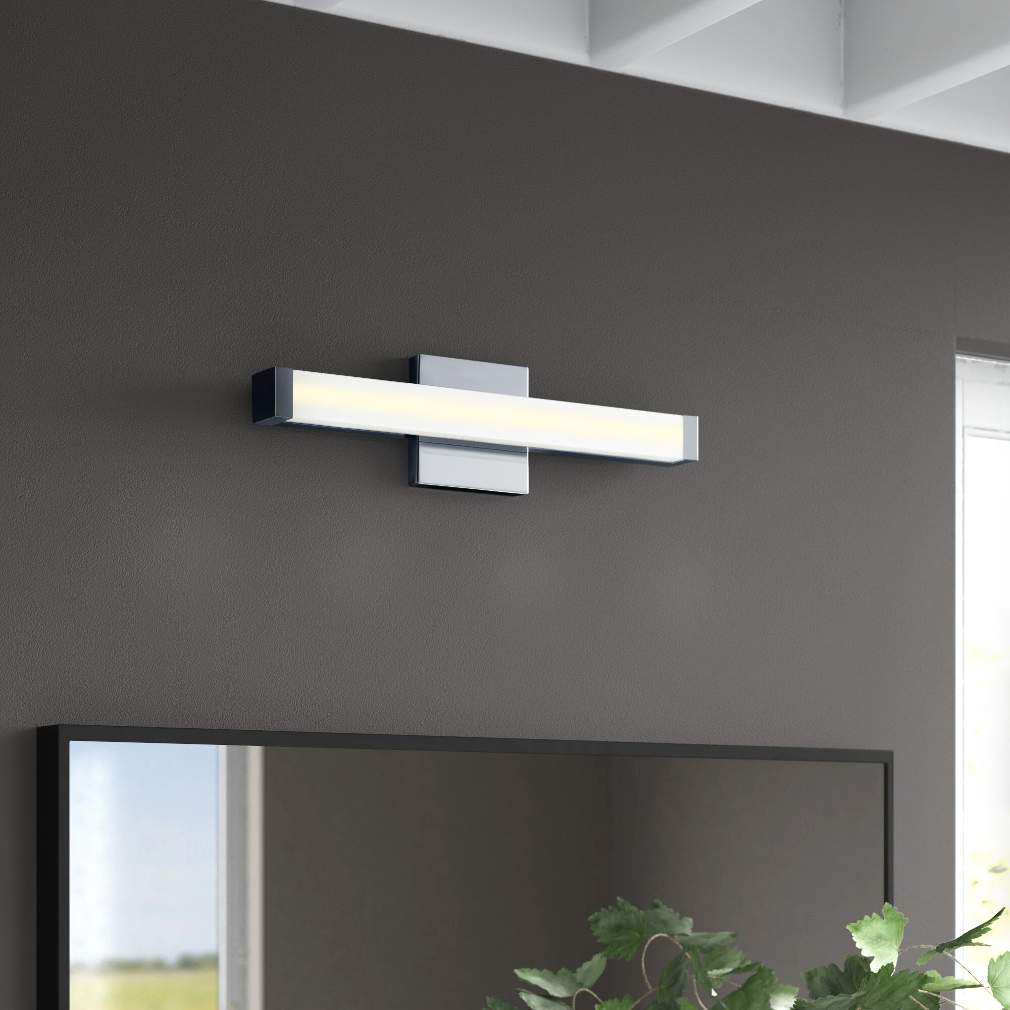 Zipcode Design™ Barre d'éclairage de salle de bain 1 lumière DEL Sydni et  Commentaires - Wayfair Canada
