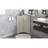 Adjustable Shelves Triangle Cabinet In Oak - With Bathroom-1567580787