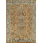 Tapis traditionnel indien en laine orange rouille 8 x 10