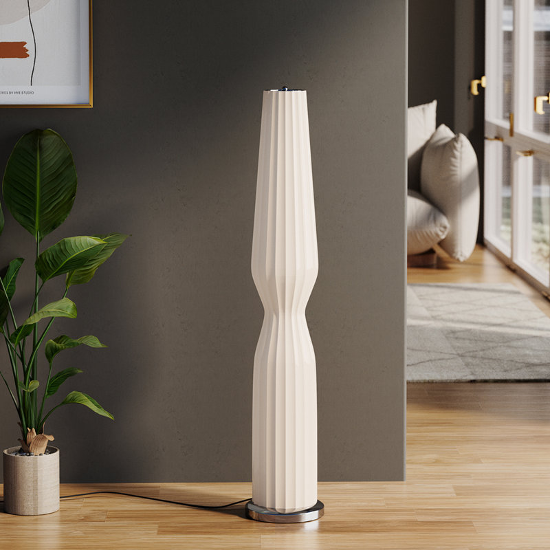 Amarri 103.5 H cm Chrome Novelty Floor Lamp