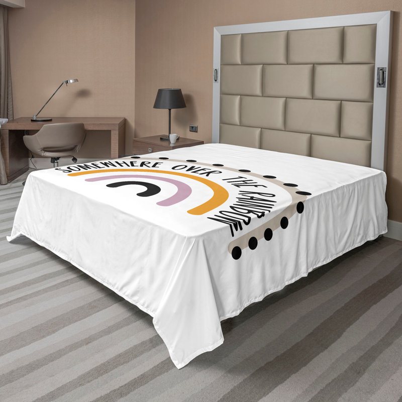 Drap-housse Ambesonne, Drap plat de taille double