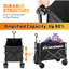 Black Taller Campers with Removable Inner Pocket