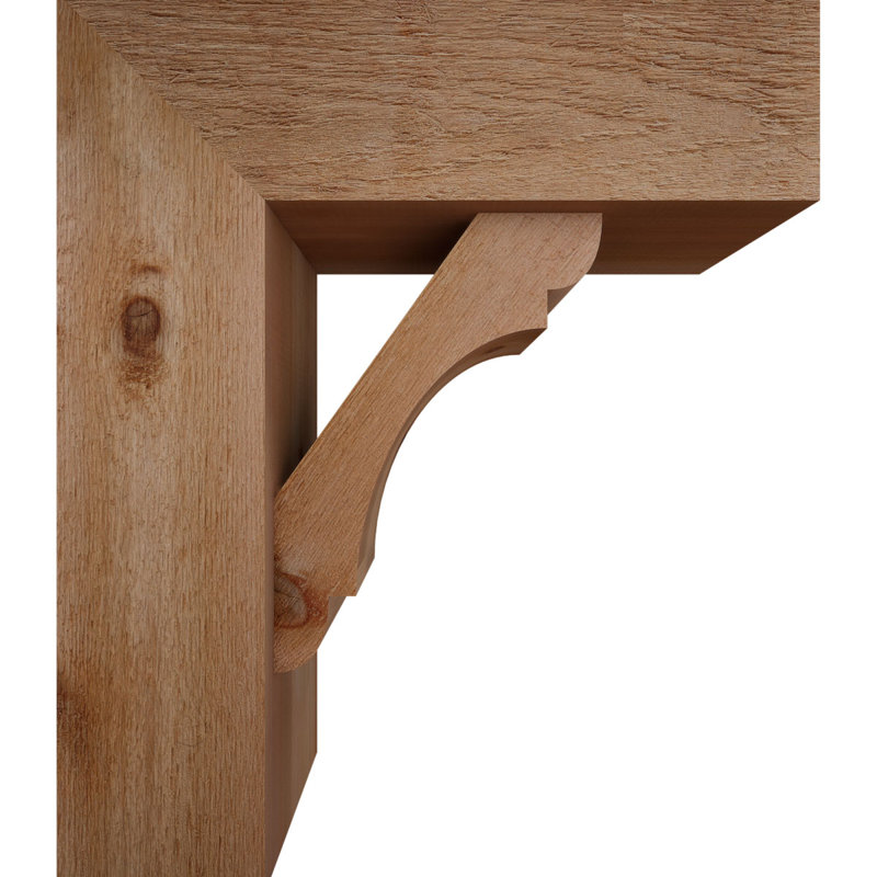 Support de bloc olympique avec entretoise décalée, 26 x 22, Cèdre rouge occidental de l 8 po (scié brut)