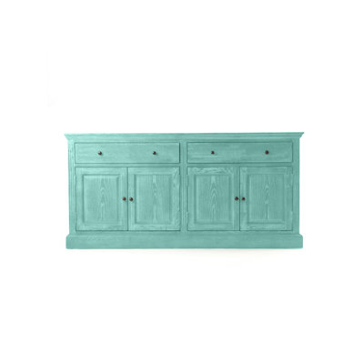 Traditional Solid Oak Wood 70" Sideboard Buffet