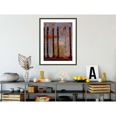 «Composition for Clarinets and Tin Horn» par Ben Shahn - Impression giclée encadrée