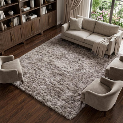 Tapis 9 pi x 14 pi champagne