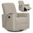 Evolur Raleigh Glider With Back Massager |Recliner| Rocker-106892859