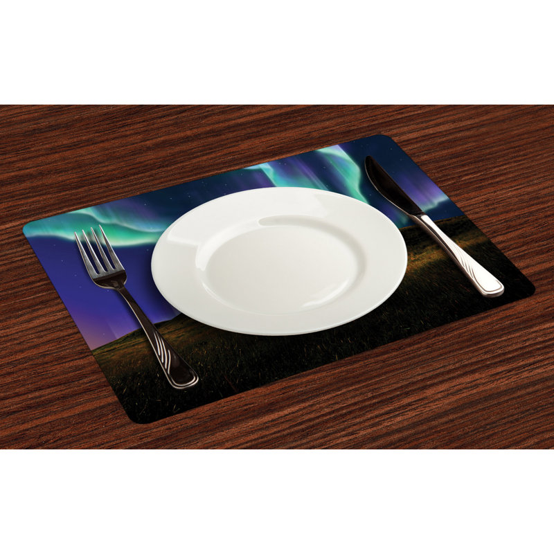 Polyester Abstract Rectangle Placemat
