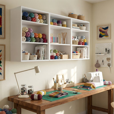 Armoire de rangement à coudre murale