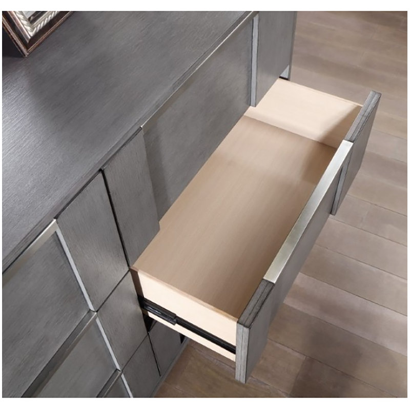 Commode double l 6 tiroirs Britta