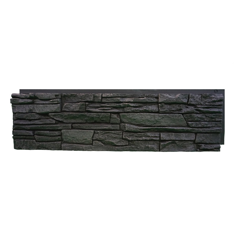 11.25" x 41.25" Stone Wall Paneling, Iron Ore