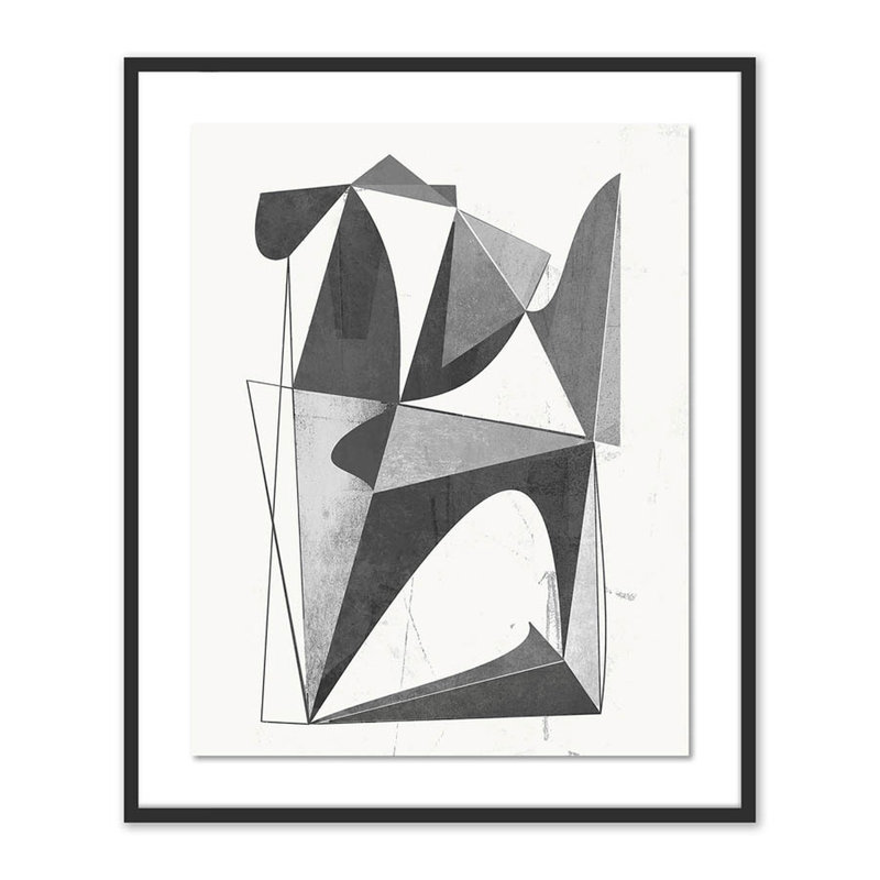 M9V2 Print by Bangbouh Studio, 40" H x 33" W x 2.5" D, Black