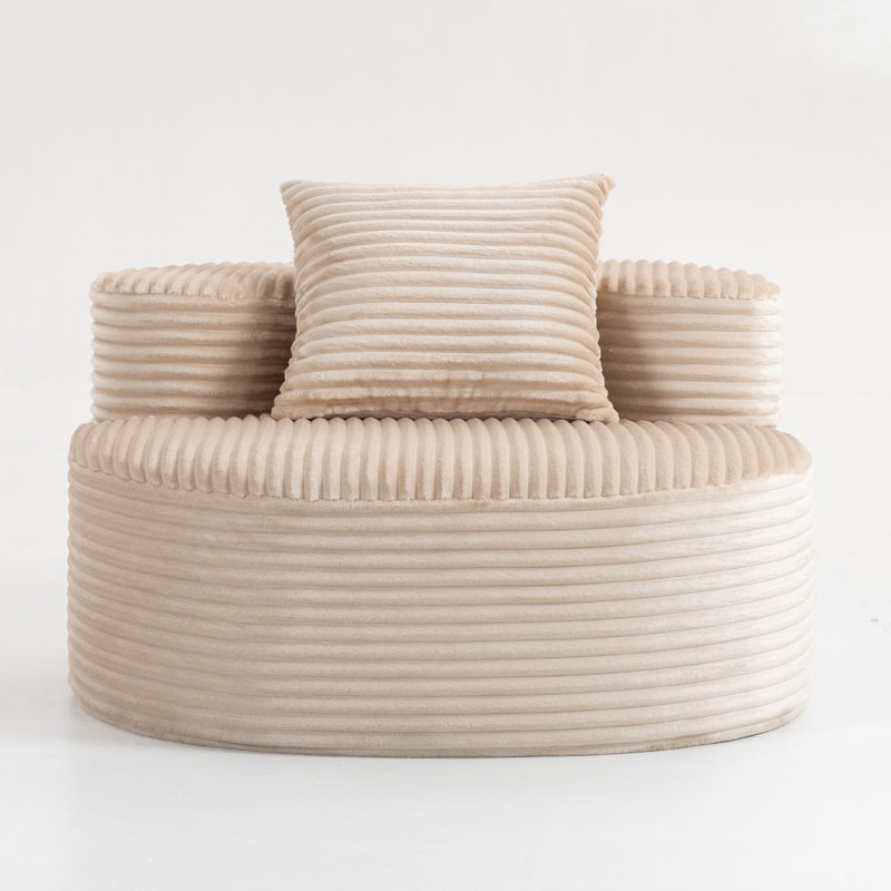 Canapé compressé: Canapé Moon Bay-YKX-33003A-1-Beige, Beige