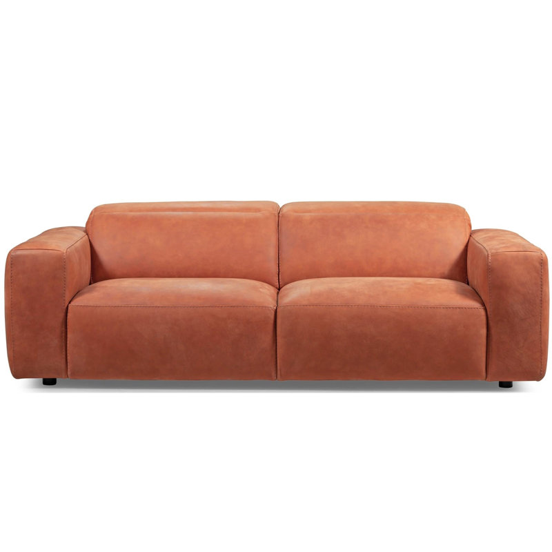 Aitkens, Cuir véritable orange