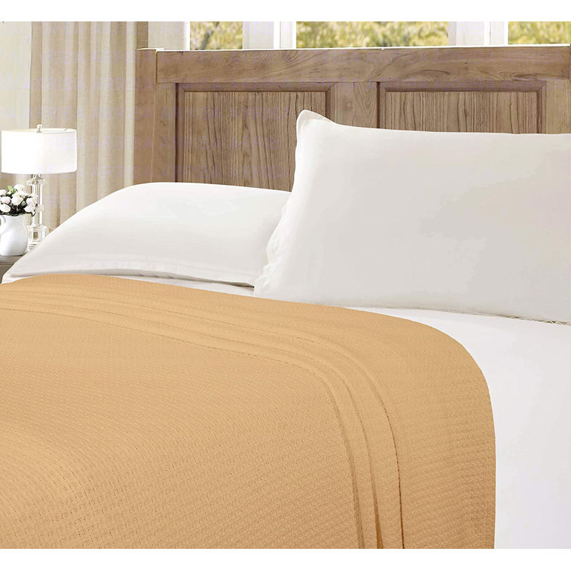 Couverture, Beige, Très grand