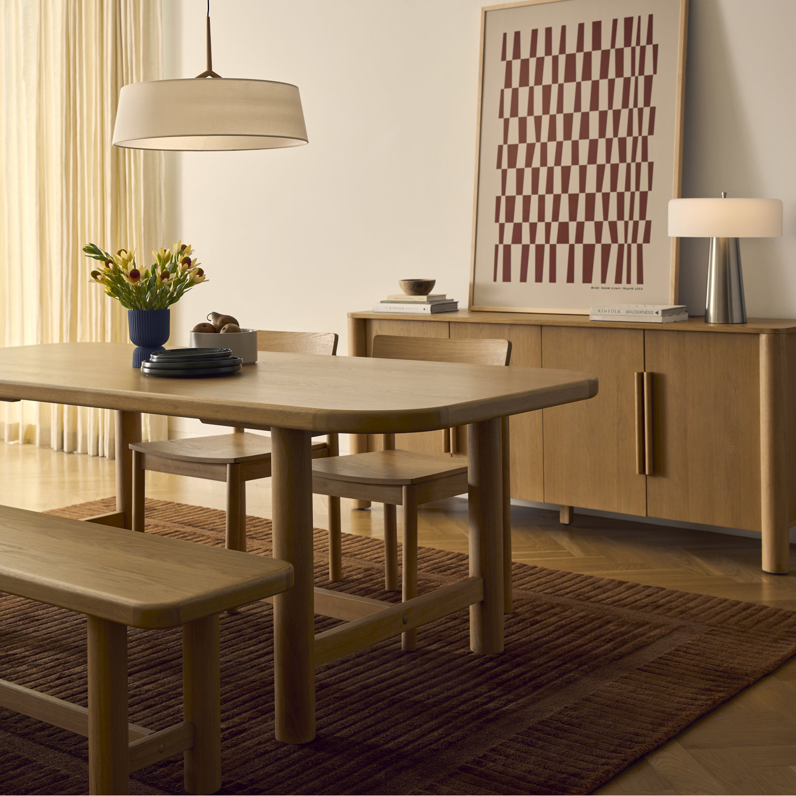 Terra Firma Sienna Striped Rug, Rectangle 8' x 10'