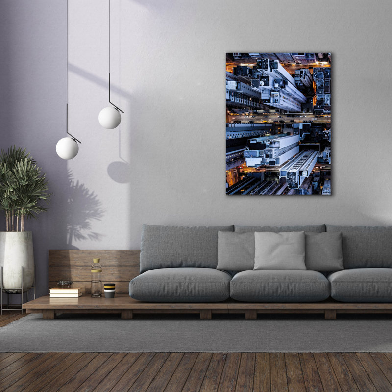 " Hongkong I " by PhotoINC Studio, 54" H x 40" W x 1.5" D