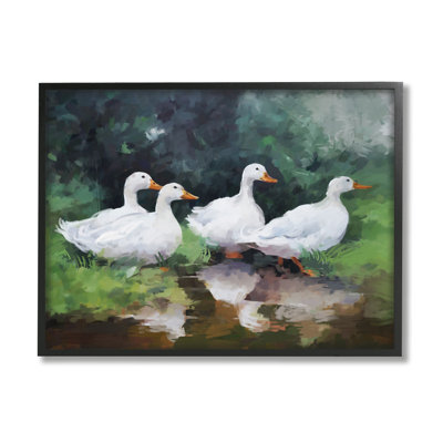 «White Ducks Landscape» par Ziwei Li