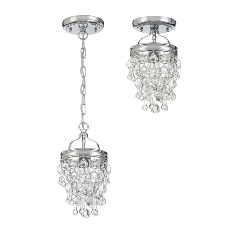 Luminaire suspendu à 1 lumière Alto, Chrome poli