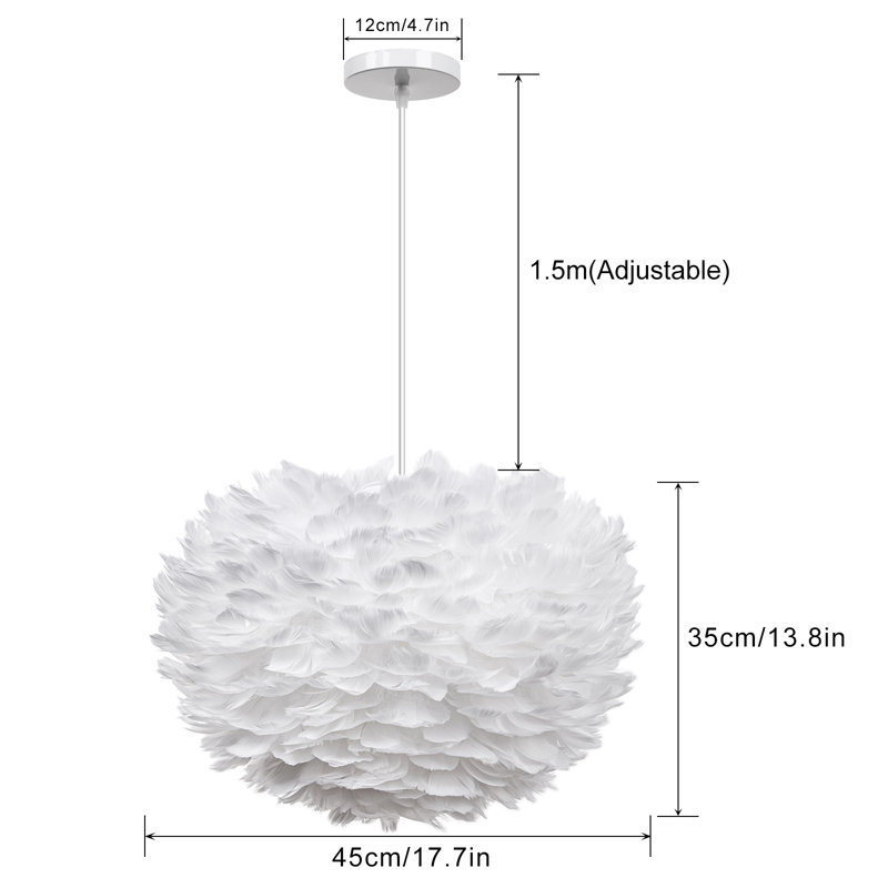 Berlanga 1 - Light Sphere Cylinder Pendant, 40cm H x 40cm W x 40cm D