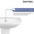 Ally 32" Tall White U-Shaped Vitreous China Pedestal Bathroom Sink with Overflow-98118874