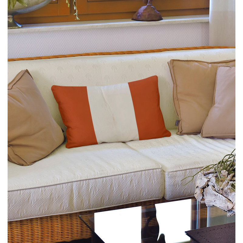 Housse de coussin lombaire Atlanta, Chicago, Trinité claire / Blanc