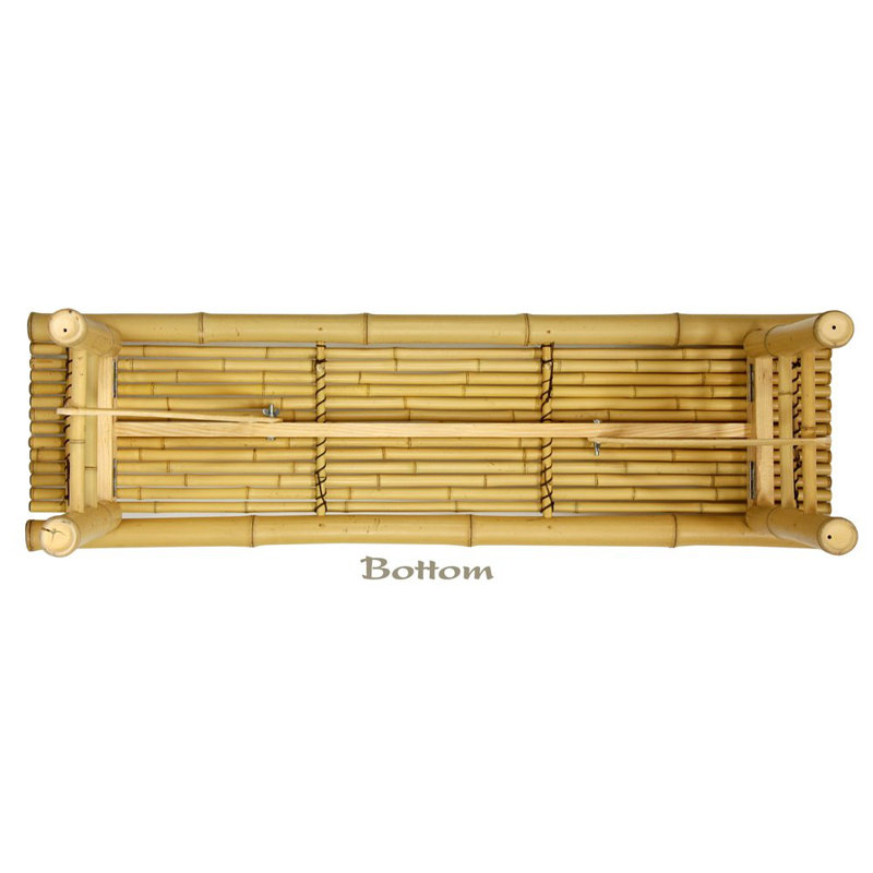 Truby Bamboo Bench, Light Wood