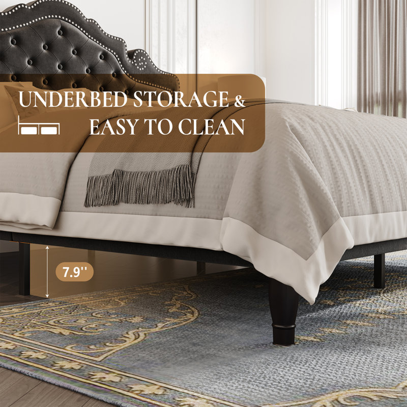 Antonious Upholstered Platform Bed
