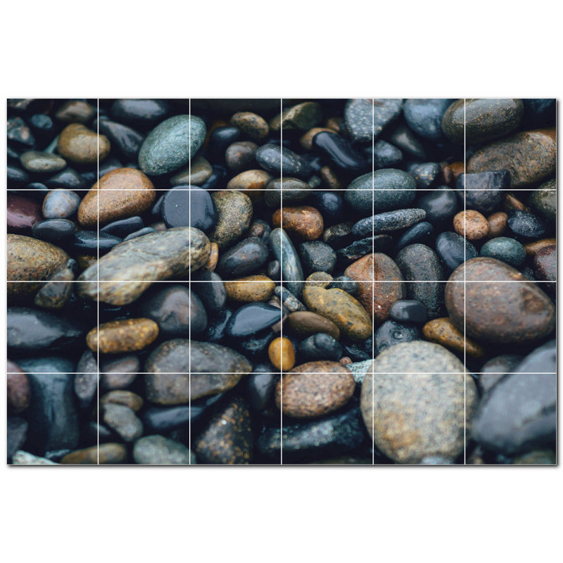 4.25 in. x 4.25 in. Ceramic Decorative Mural
