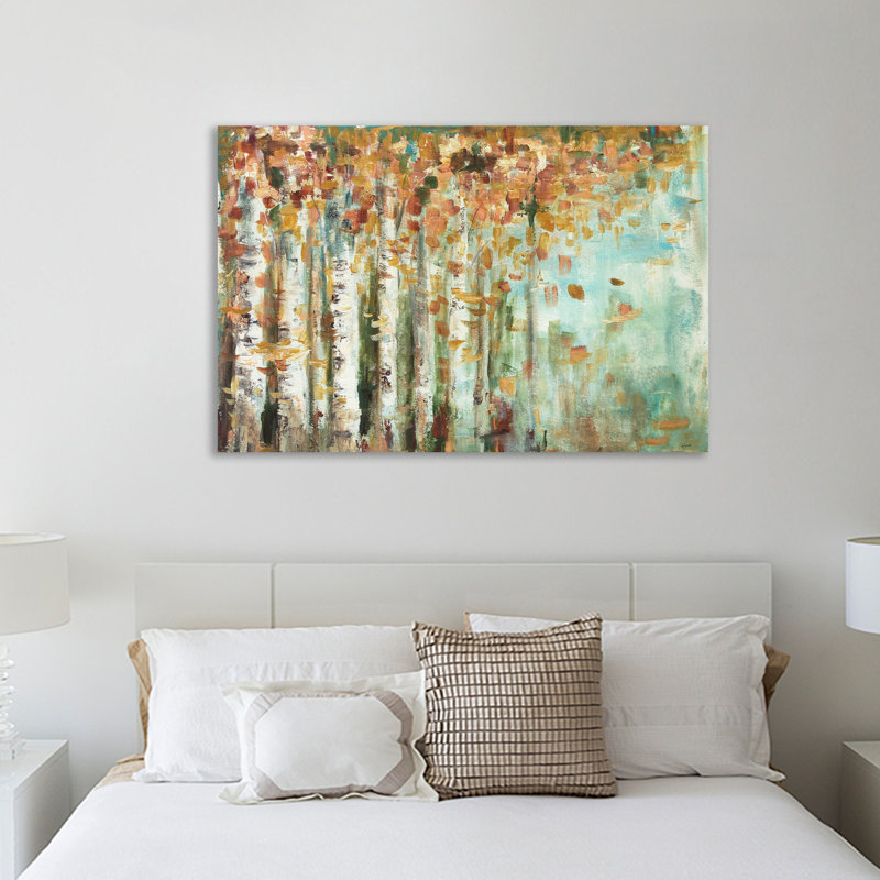«Aspen Strokes» par Tre Sorelle Studios - Reproduction, H 40 po x l 60 po x P 1,5 po