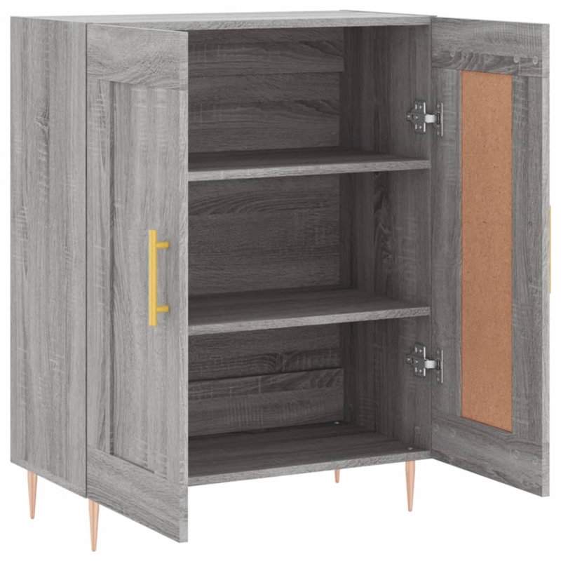 Julissa 2 - Door Standard Accent Cabinet, Grey Sonoma