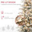 Arbre de Noël artificiel haut 6 pi