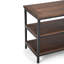 Tv Media Stand - Dark Cognac Brown