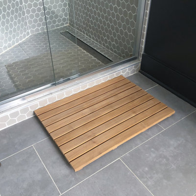 Solid Wood Shower mat