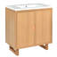 Ensemble de meuble-lavabo 30 po avec lavabo, armoire en bois massif Valisha-56793813