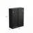 Cabinets | 6-Tier Large Capacity Sliding Door Shoe Storage Cabinet, Holds Up To 30 Pairs, Modern Marble Black Finish, Space Saving | Particle Board | Entryway