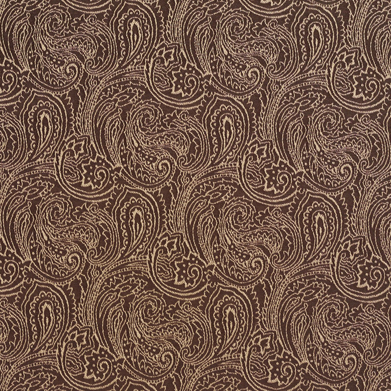 Tissu motif cachemire, Brun