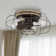 22" Evaro 3 - Blade Caged Ceiling Fan with Light Kit Included