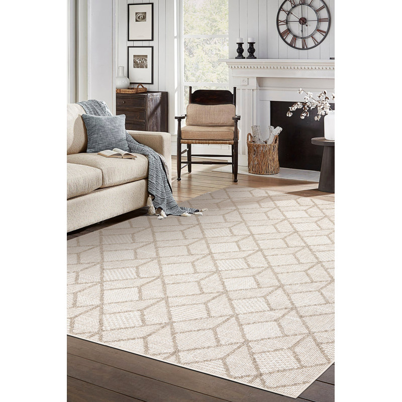 Dulles Flatweave Area Rug, Rectangle 60 x 110cm