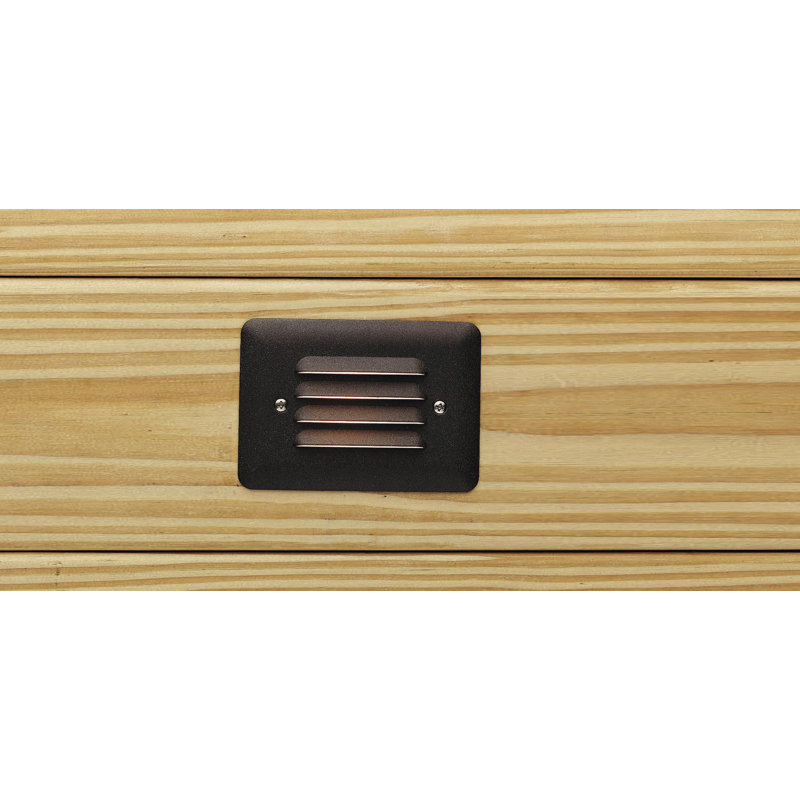 Textured Bronze 5" Outdoor LED Step Light
