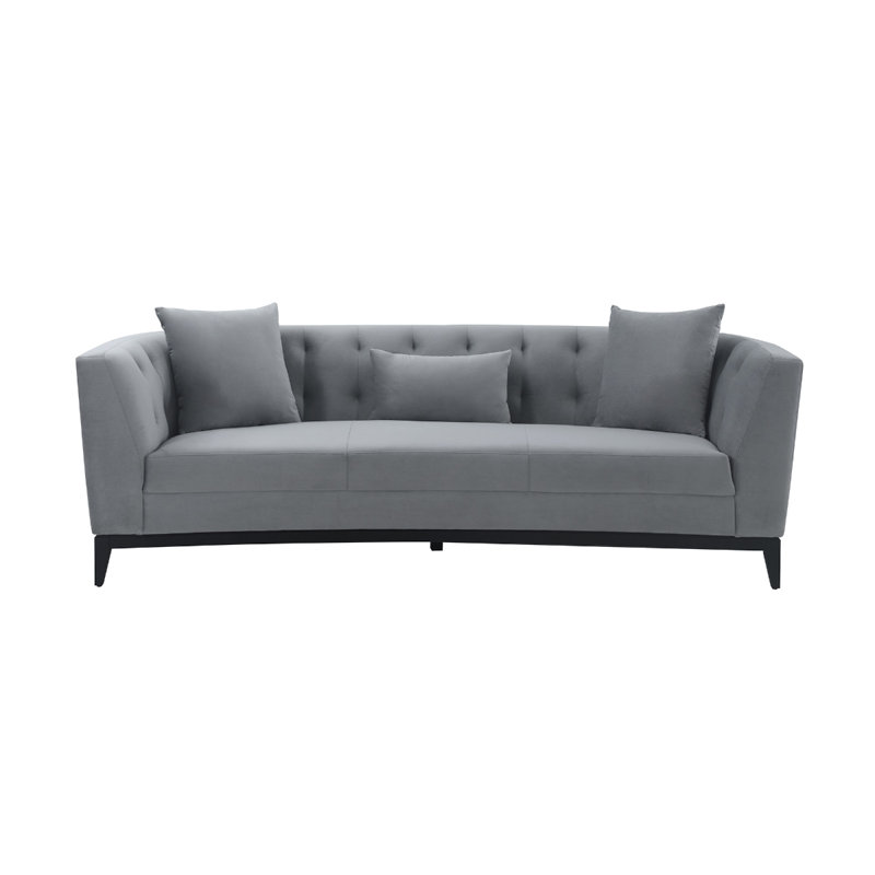 Canapé Ziggy, Polyester gris