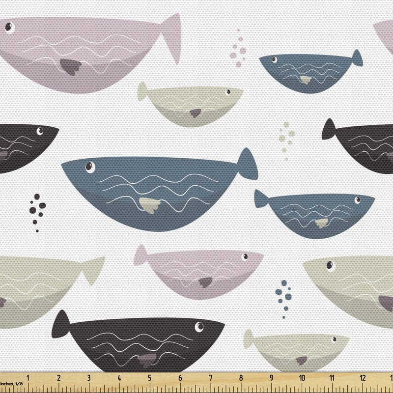 Vega Funny Shapes of Fish with Wavy Fabric